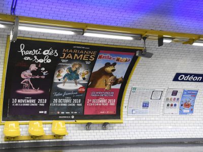 Affichage métro : quai 4X3